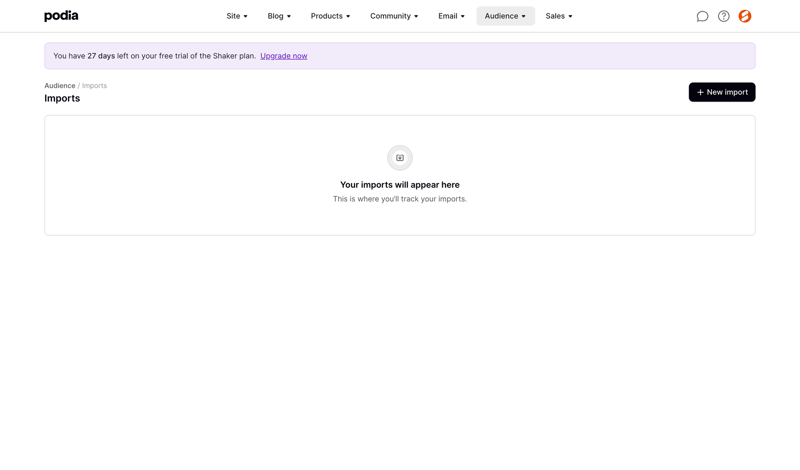 Podia
			               ux ui design