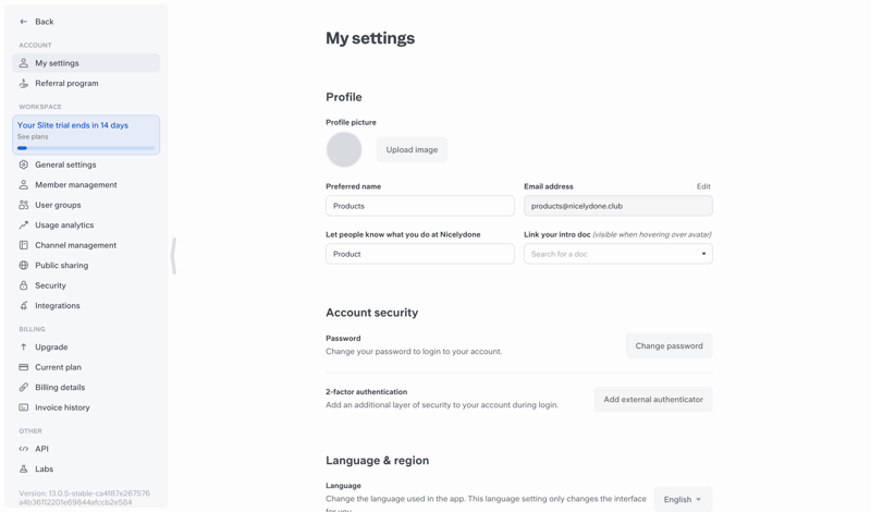 Slite
			          ux ui design