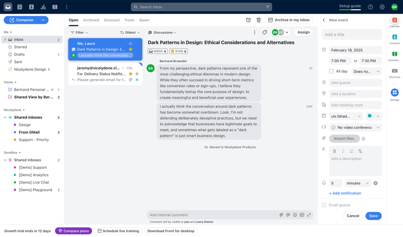 Front
			                   ux ui design