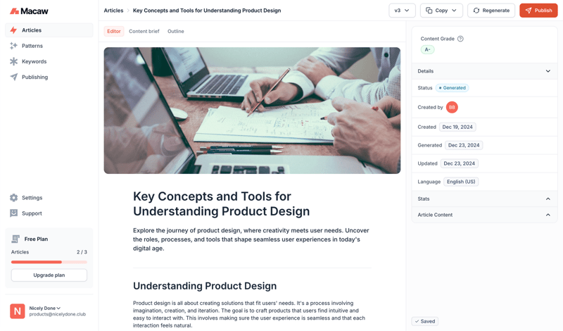 Macaw
			              ux ui design