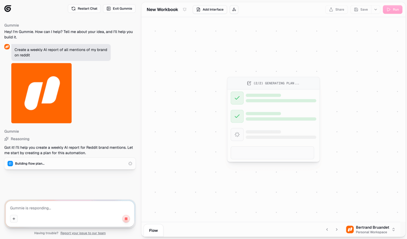 Gumloop screen example