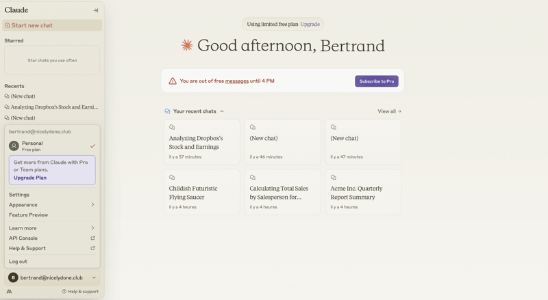 Claude
			            ux ui design