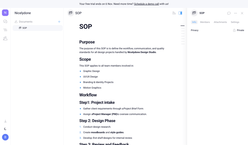Orchestra screen example