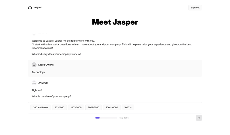 Jasper
			       ux ui design