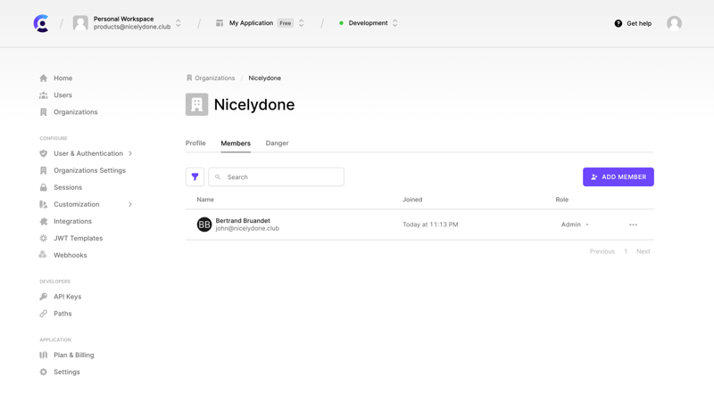 Clerk
			 ux ui design