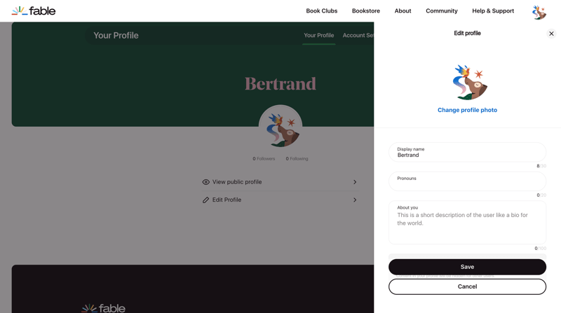 Fable
			      ux ui design