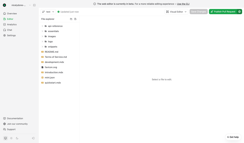 Mintlify
			         ux ui design