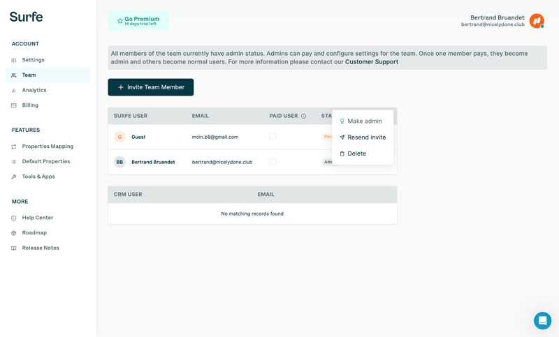 Surfe
			          ux ui design