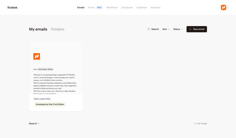 Flodesk
			       ux ui design