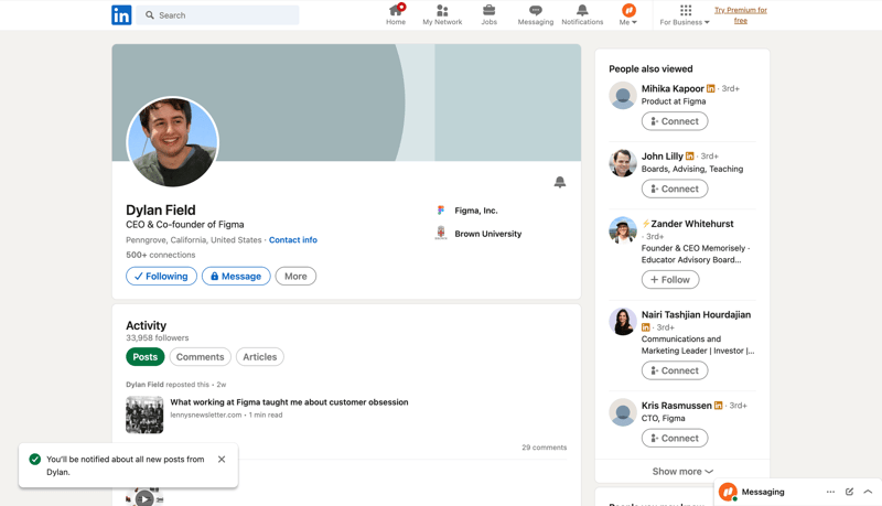 Linkedin
			         ux ui design