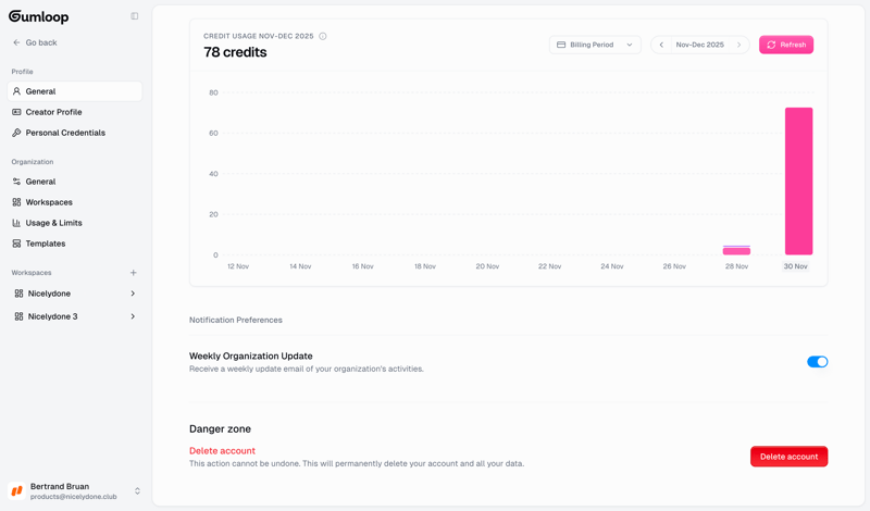 Gumloop screen example