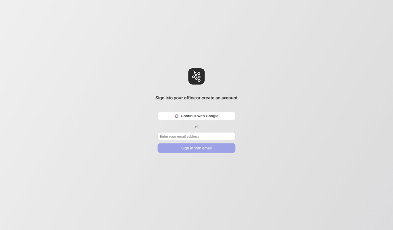 Gather screen example