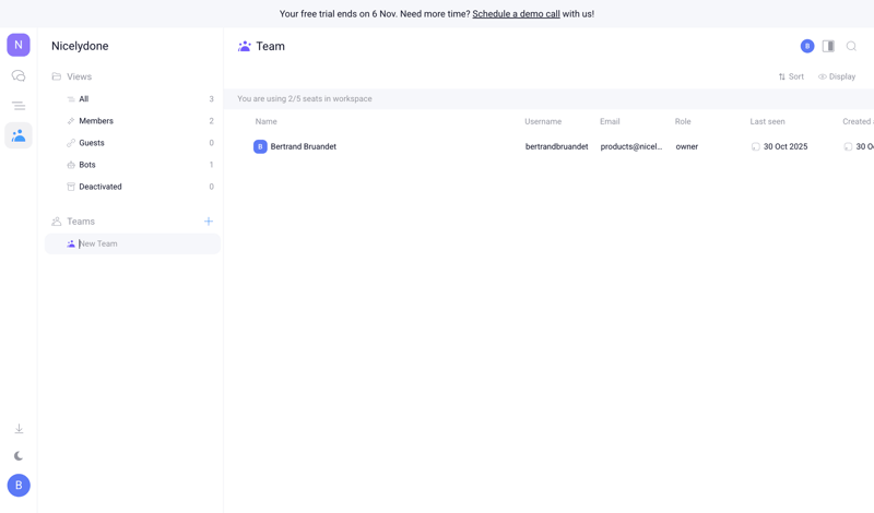 Orchestra screen example
