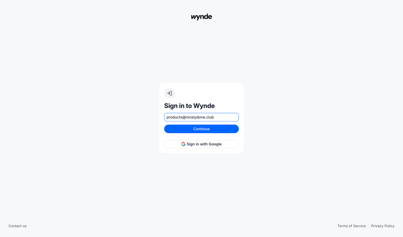 Wynde
			   ux ui design