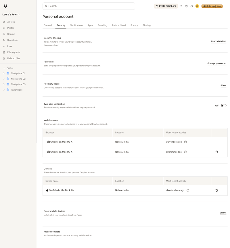 Dropbox
			           ux ui design