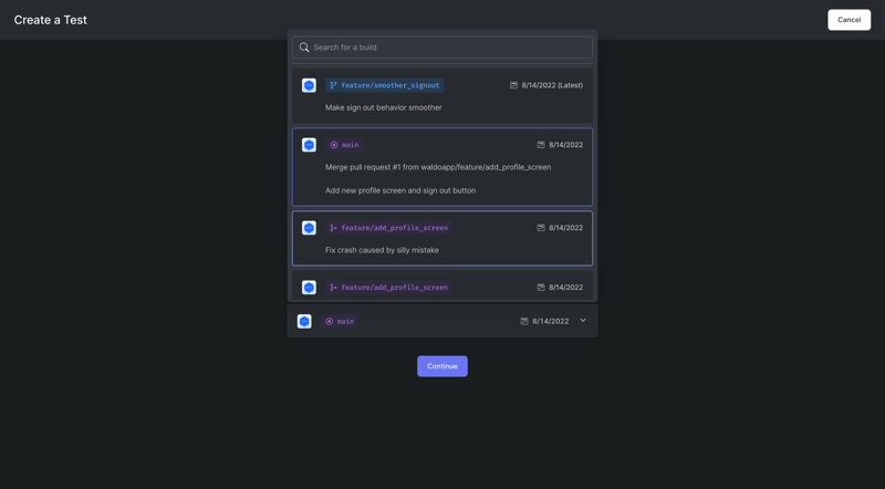 Waldo screen example