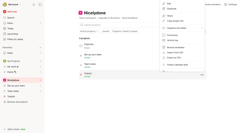 Todoist
			         ux ui design