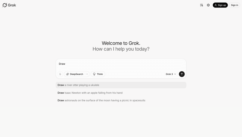 Grok
			          ux ui design