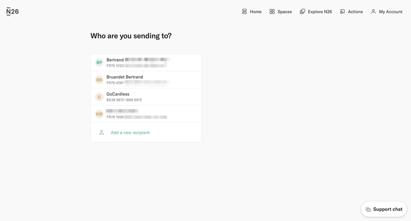 N26
			 ux ui design