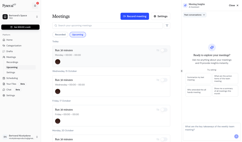 Fyxer screen example