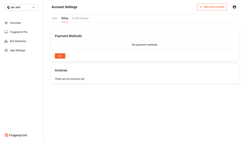 Fingerprint
			    ux ui design