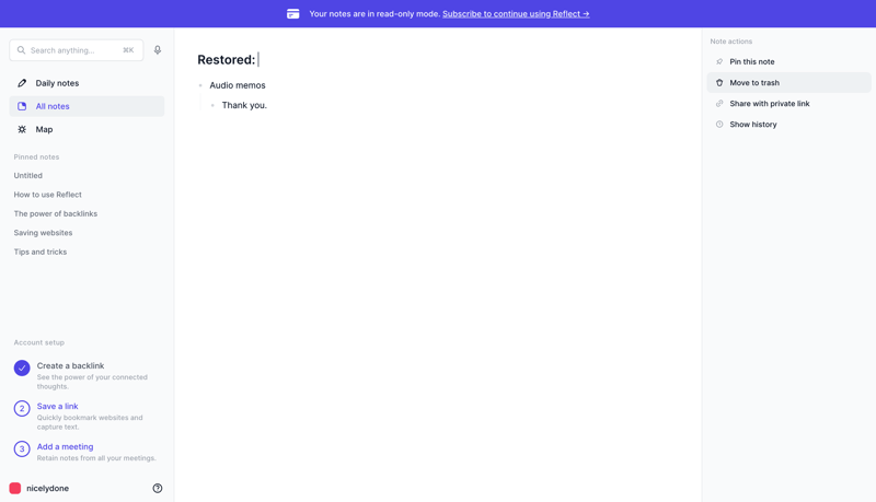 Reflect
			      ux ui design