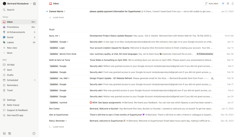 Notion Mail
			              ux ui design