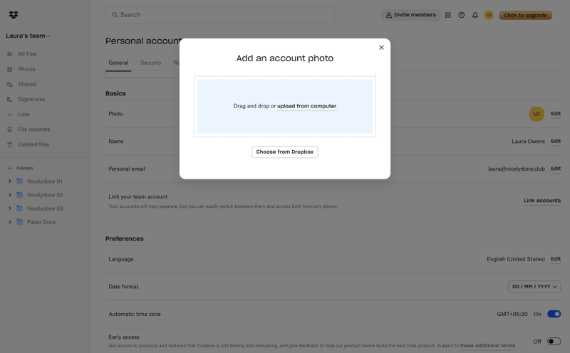 Dropbox
			                    ux ui design
