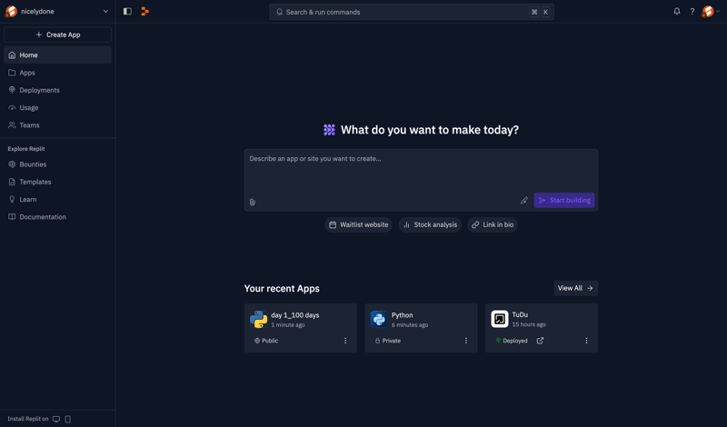 Replit
			           ux ui design
