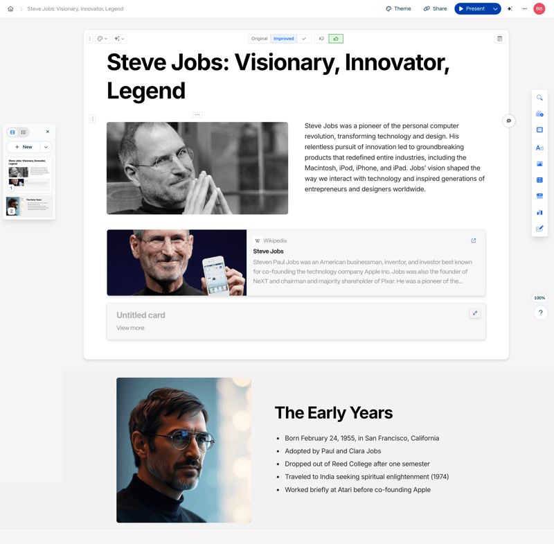 Gamma screen example