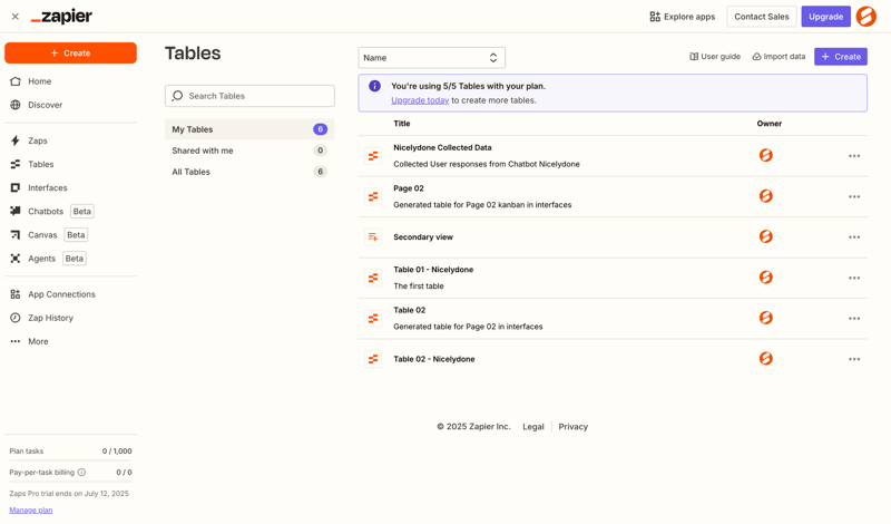 Zapier
			     ux ui design