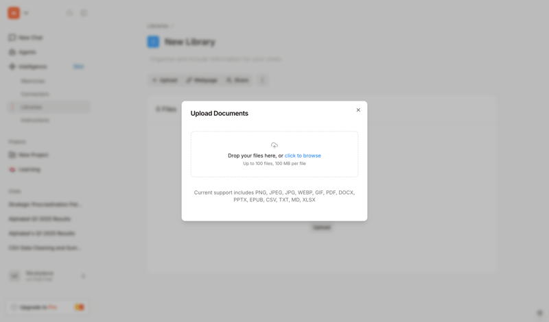 Mistral screen example