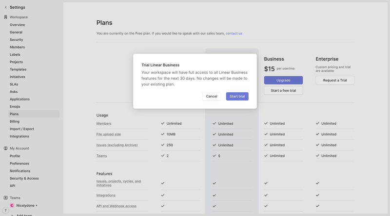 Linear
			                        ux ui design