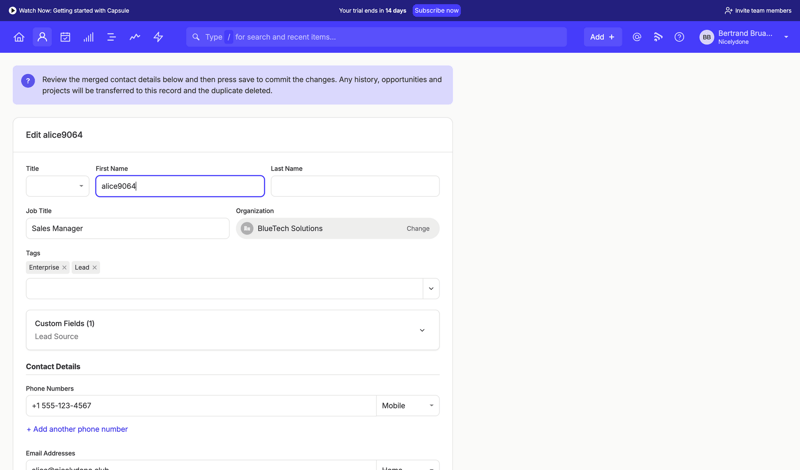 Capsule
			   ux ui design