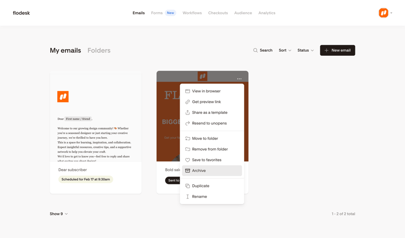 Flodesk
			      ux ui design