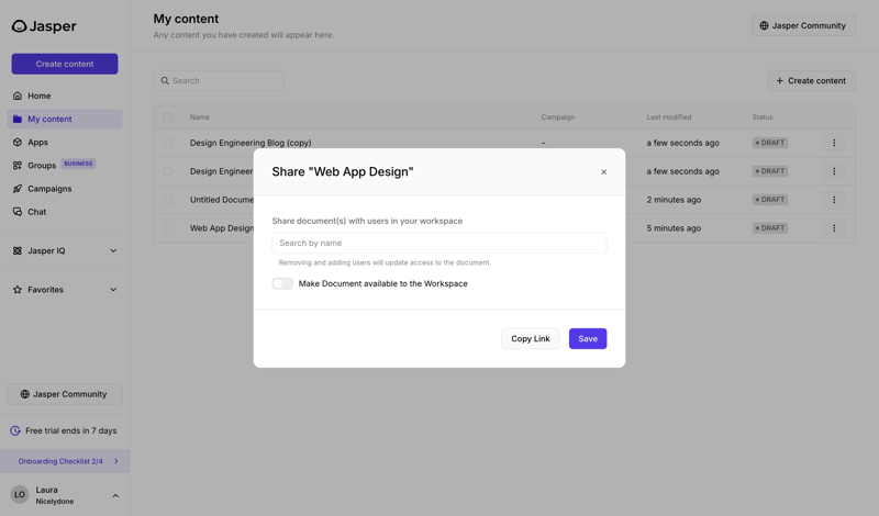 Jasper
			    ux ui design
