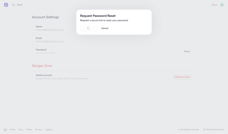 Evervault
			            ux ui design