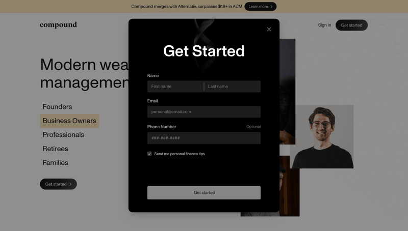 Compound Planning
			    ux ui design