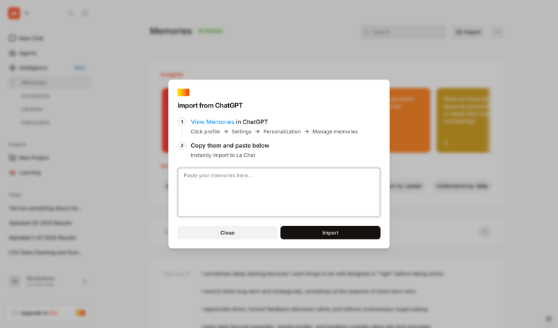 Mistral screen example