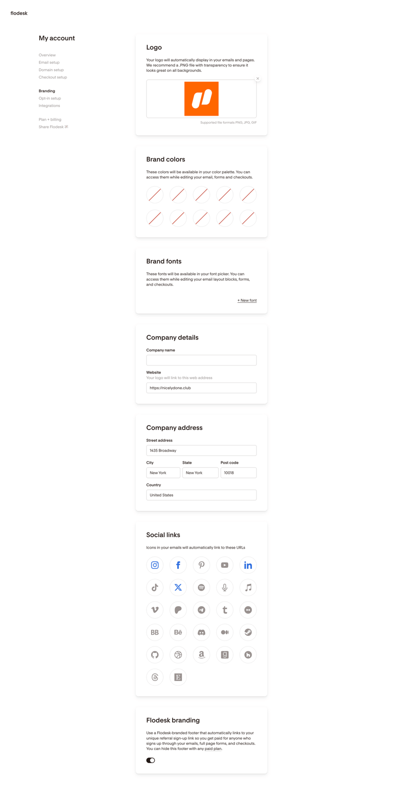 Flodesk
			              ux ui design