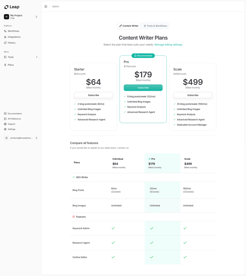 Leap
			            ux ui design