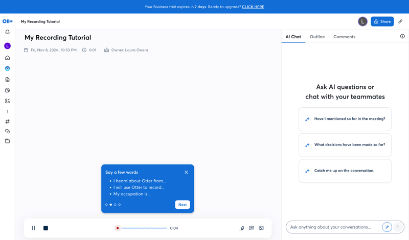 Otter
			              ux ui design