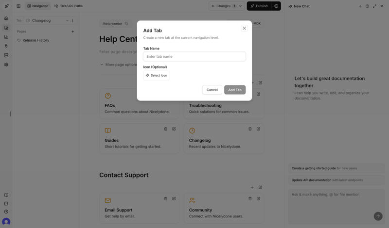 Documentation.AI screen example