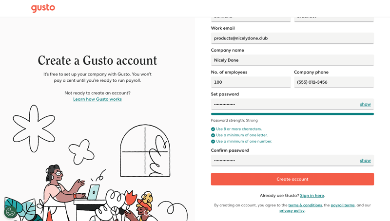 Gusto
			        ux ui design
