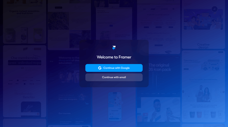 Framer
			          ux ui design
