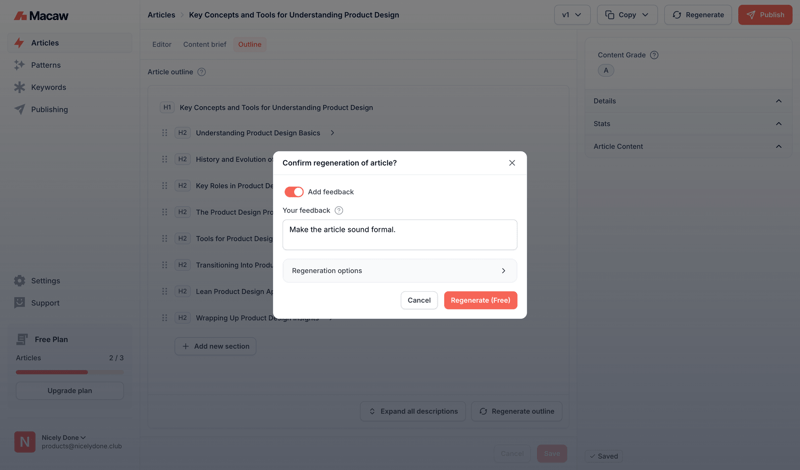 Macaw
			         ux ui design