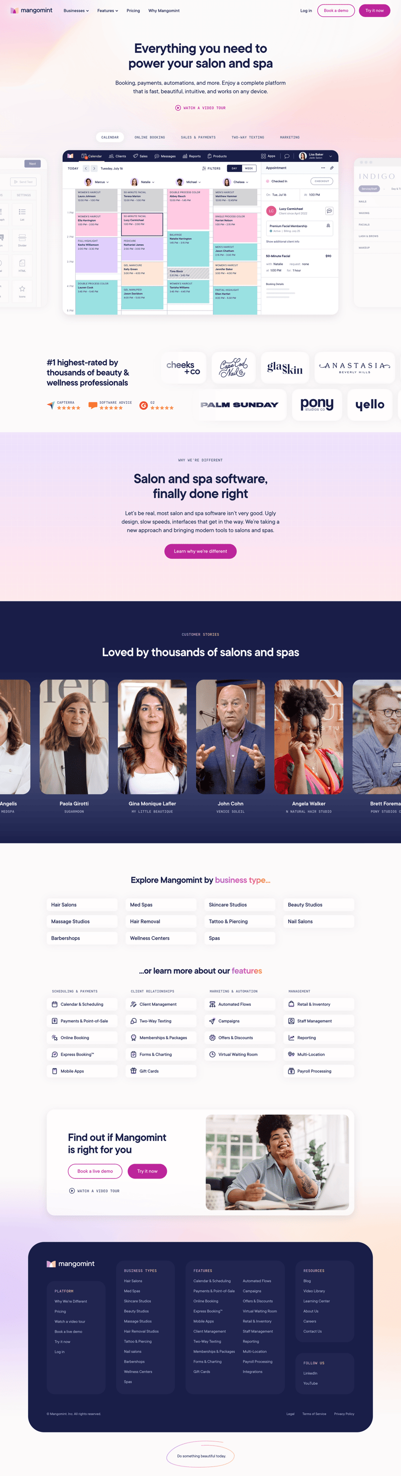 Mangomint screen example