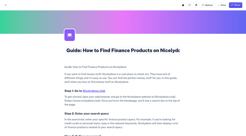 Scribe
			    ux ui design