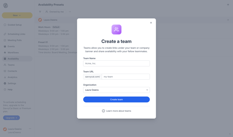 SavvyCal
			       ux ui design