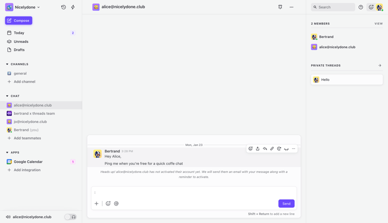 Threads
			           ux ui design
